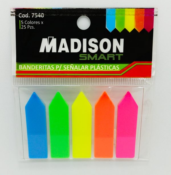 Banderitas Adhes Film Index Madison 5 col x 25 7540 (flecha)