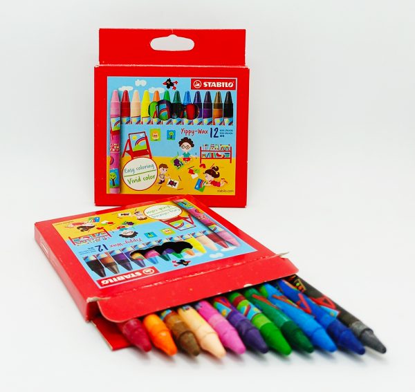 Crayones Stabilo de 12 colores 2812 Yippy-Wax - Imagen 2