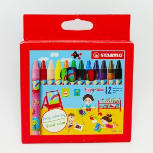 Crayones Stabilo de 12 colores 2812 Yippy-Wax