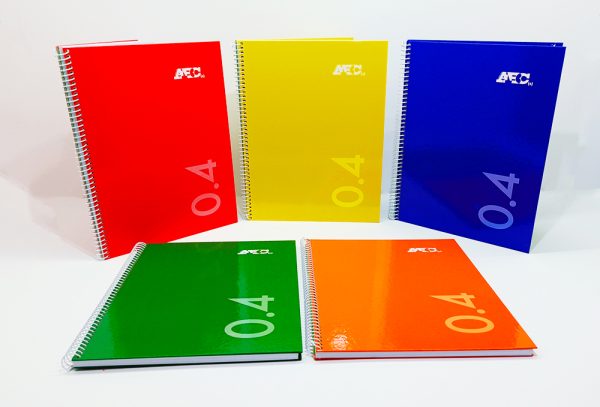 Cuaderno con espiral Carta 4 mm (Elba) ABC de 100 hjs.