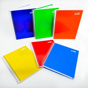 Cuaderno con espiral 1/2 oficio LIDER 100 hojas Pleno tapa dura