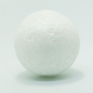 Esferas de plastoformo diámetro 5 cms.