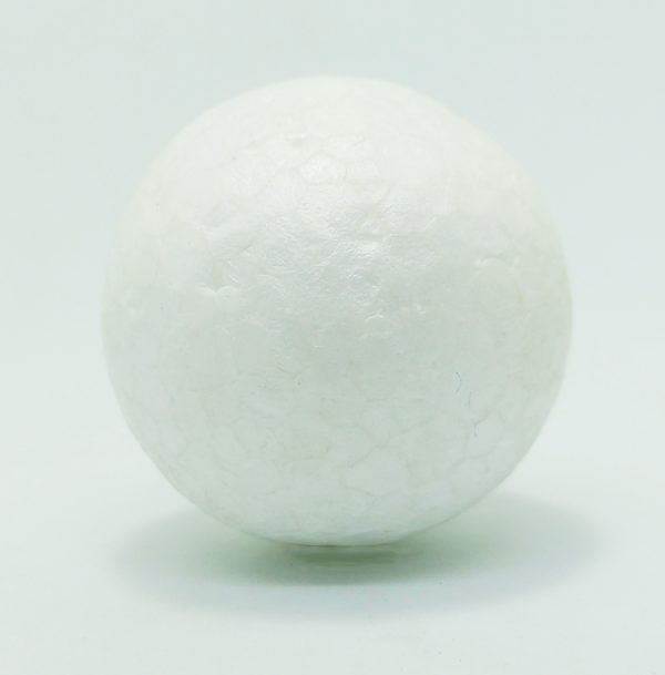 Esferas de plastoformo diámetro 5 cms.