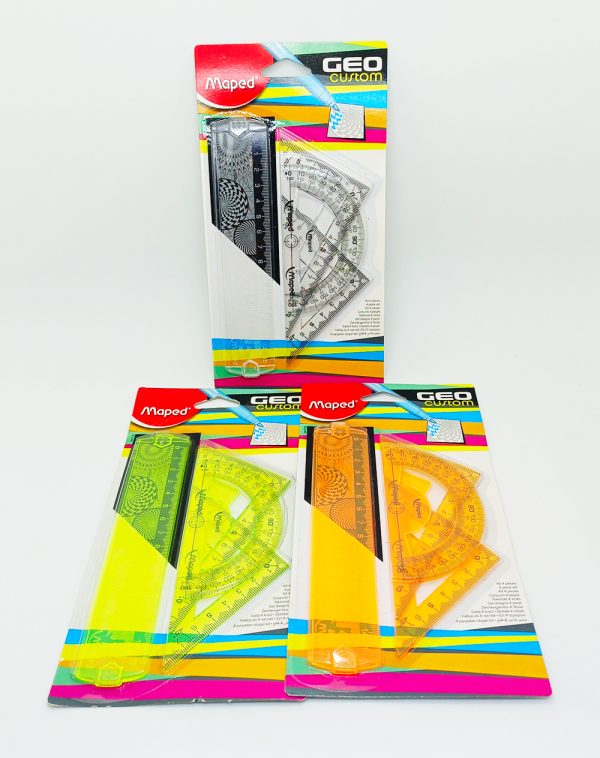 Estuche geométrico de 15 cms. Maped GEO Custom 897139 - Imagen 3