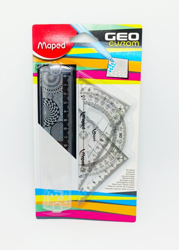 Estuche geométrico de 15 cms. Maped GEO Custom 897139 - Imagen 2