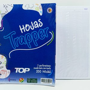 Hojas para trapper Carta 3 perforación TOP Color