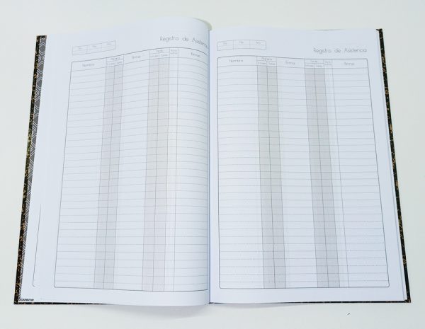 Libro de asistencia de 100 hojas ABC tamaño oficio - Imagen 2