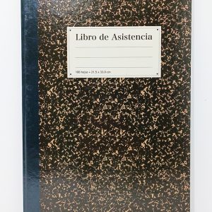 Libro de asistencia de 100 hojas ABC tamaño oficio