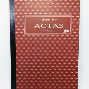 Libro de actas de 100 hojas ABC tamaño oficio