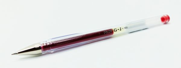 Micropunta PILOT Gel G-1 0.5 color rojo - Imagen 2