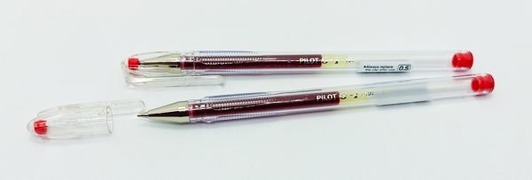 Micropunta PILOT Gel G-1 0.5 color rojo