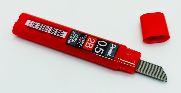 Minas 0.5 2B PENTEL C275S de 12 unidades. - Imagen 2