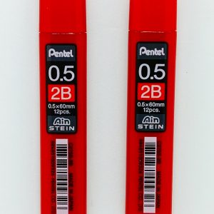Minas 0.5 2B PENTEL C275S de 12 unidades.