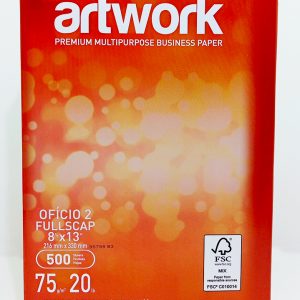 Papel bond blanco Oficio de 75 grs ARTWORK
