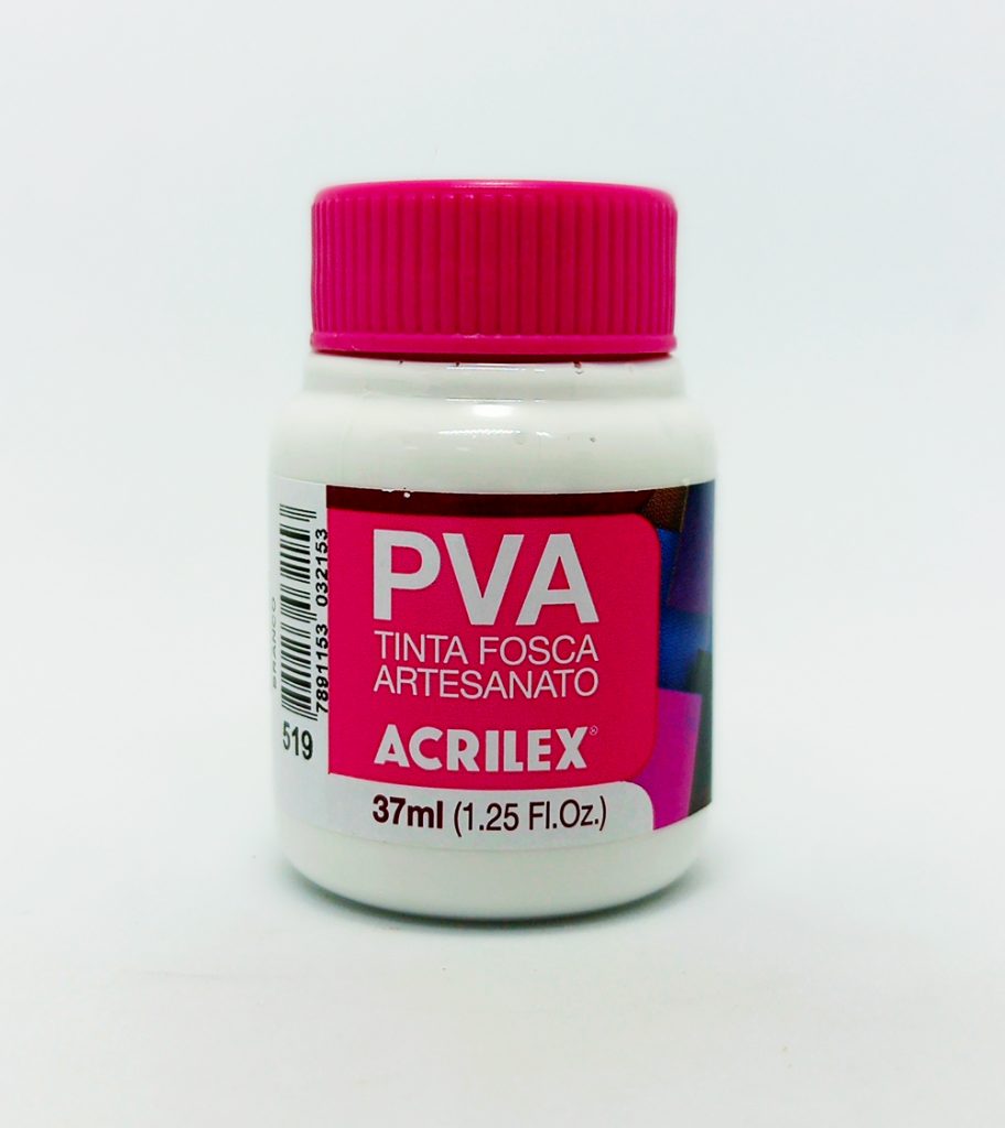 Pintura ACRILEX PVA (Artesanato) Nº 519 37 mls Blanco
