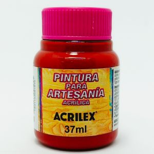 Pintura ACRILEX PVA (Artesanato) Nº 508 37 mls. Rojo Escarlata