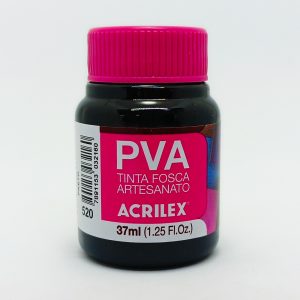 Pintura ACRILEX PVA (Artesanato) Nº 520 37 mls Negro