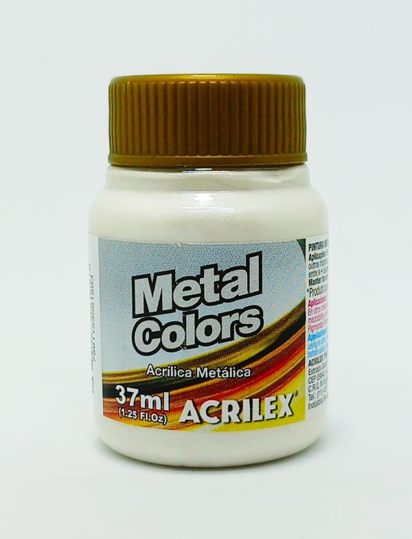 Pintura ACRILEX PVA Metálica Nº 562 37 mls Blanco