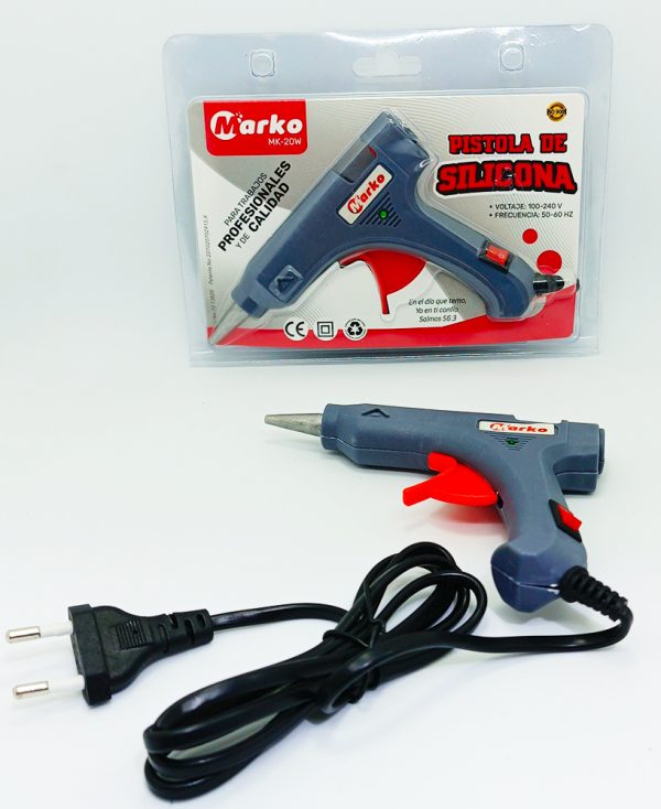 Pistola para silicona MARKO PREMIUN 20 w MK-202 - Imagen 3
