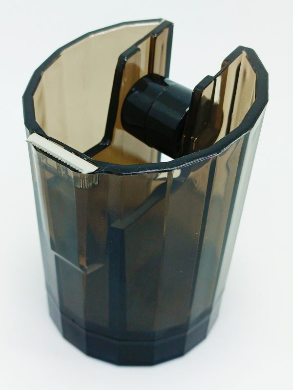 Porta Lápiz de plástico MILCAR Dual 2 x 1 Negro/humo con despachador - Imagen 2