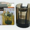 Porta Lápiz de plástico MILCAR Dual 2 x 1 Negro/humo con despachador