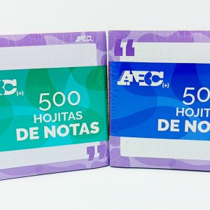 Repuesto de papel de colores para cubo 9 x 9 cms. ABC