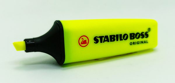 Resaltador STABILO Boss Nº 24 Amarillo p/biselada - Imagen 2