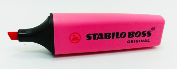 Resaltador STABILO Boss Pastel Nº 150 Rosa Cerezo p/biselada - Imagen 2