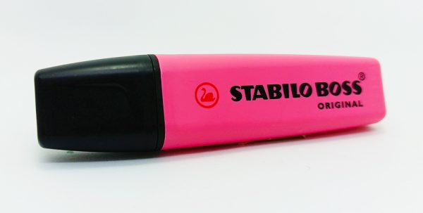 Resaltador STABILO Boss Pastel Nº 150 Rosa Cerezo p/biselada