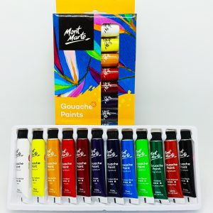 Tempera de 12 colores MONT MARTE Guache t/12 mls PMHS0028