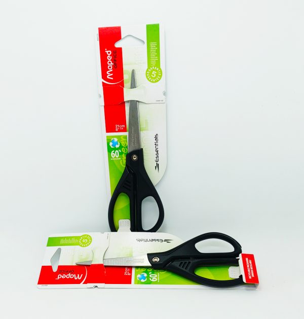 Tijera MAPED 21 cm 468110 Essentials Grenn E4681 negro - Imagen 2