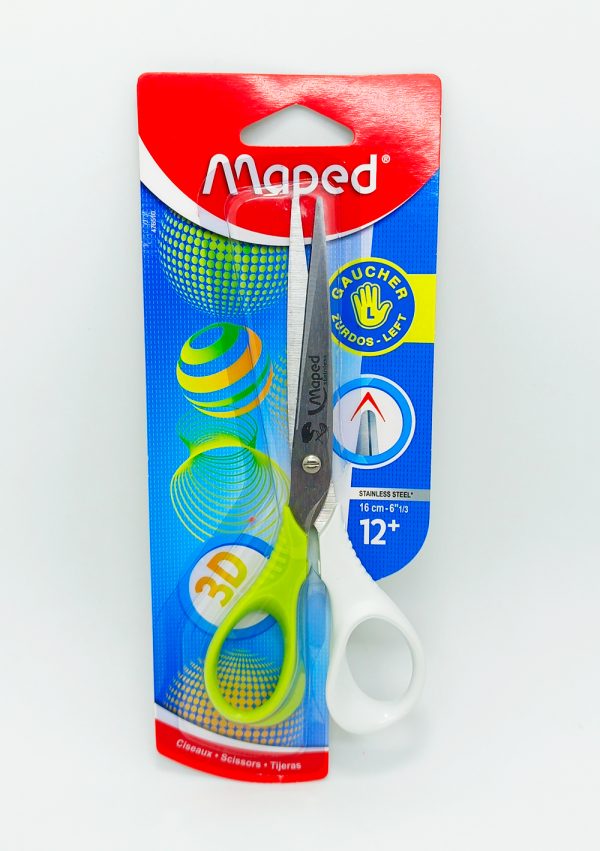 Tijera MAPED 16 cm 476510 Shape para Zurdos - Imagen 3
