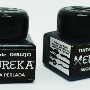 Tinta de Dibujo EUREKA Negro perlada frasco pequeño