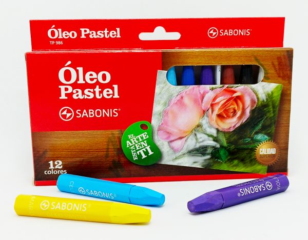 Tiza Pastel al Óleo 12 col. SABONIS TP 986
