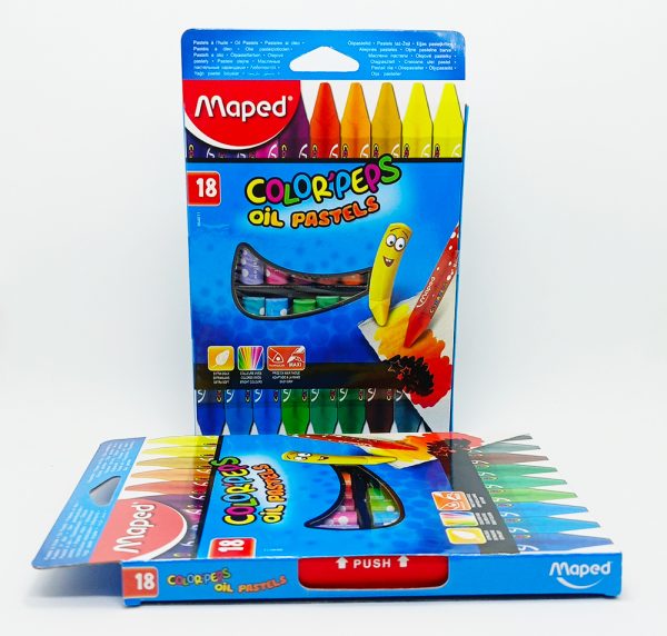 Tiza Pastel al Óleo 18 colores MAPED 864011