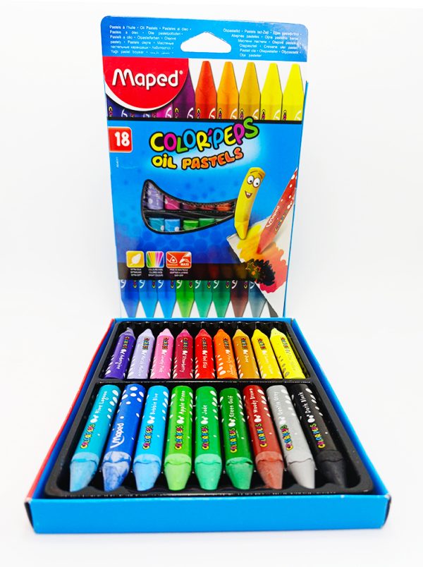 Tiza Pastel al Óleo 18 colores MAPED 864011 - Imagen 3