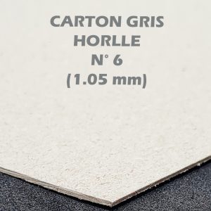 Cartón Gris Líder Horlle Nro. 6 (1.05 mm) 80 x 120 cms.