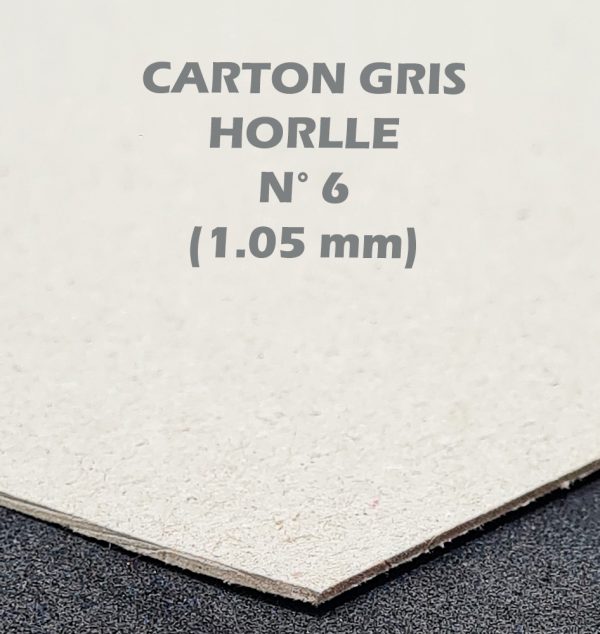 Cartón Gris Líder Horlle Nro. 6 (1.05 mm) 80 x 120 cms.
