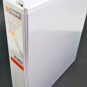 Cartapacio de tres perforaciones de 2" A-4 con visor VINIFAN