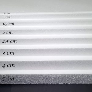 Lamina de Tecnopor 100 x 50 cm