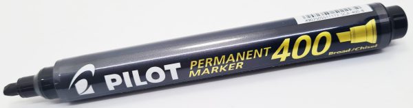 Marcador permanente PILOT SCA-400 -B p/Biselada Negro - Imagen 2