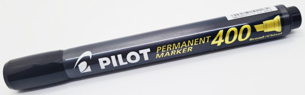 Marcador permanente PILOT SCA-400 -B p/Biselada Negro
