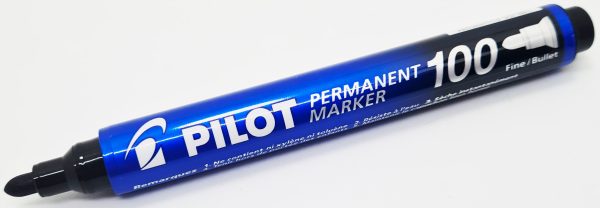 Marcador permanente PILOT SCA-100 p/Redonda Azul - Imagen 2