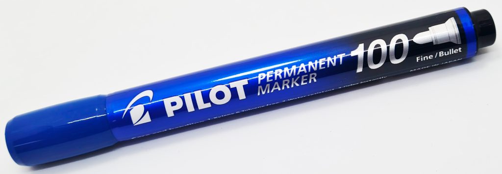 Marcador permanente PILOT SCA-100 p/Redonda Azul