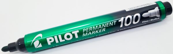Marcador permanente PILOT SCA-100 p/Redonda Verde - Imagen 2