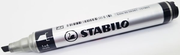 Marcador permanente STABILO Mark-4-All negro - Imagen 2