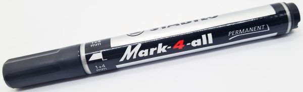 Marcador permanente STABILO Mark-4-All negro