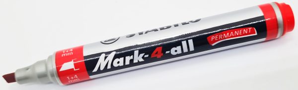 Marcador permanente STABILO Mark-4-All Rojo - Imagen 2