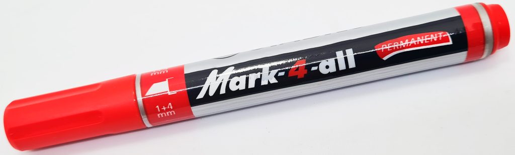 Marcador permanente STABILO Mark-4-All Rojo