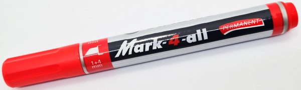 Marcador permanente STABILO Mark-4-All Rojo